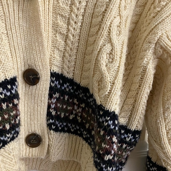 Zara Oversized Jacquard Cardigan - Picture 9 of 16